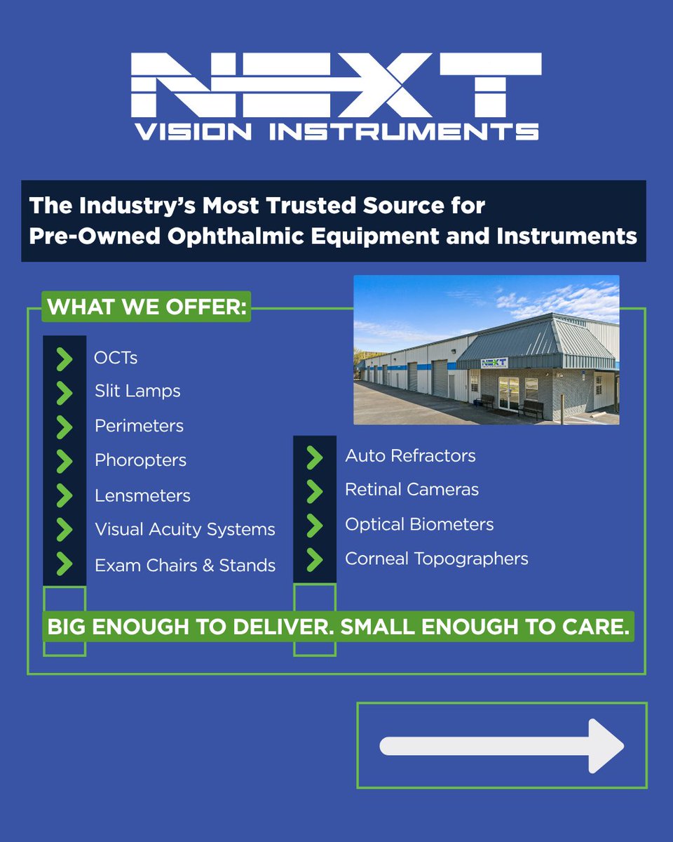 NextVision_'s tweet image. Why Practices Nationwide Trust Next Vision Instruments 👀

727.483.9140
sales@nextvision2020.com
nextvisioninstruments.com

#nextvisioninstruments #ophthalmology #eyecareprofessional #optometry #eyecareprovider #eyecare #visioncare