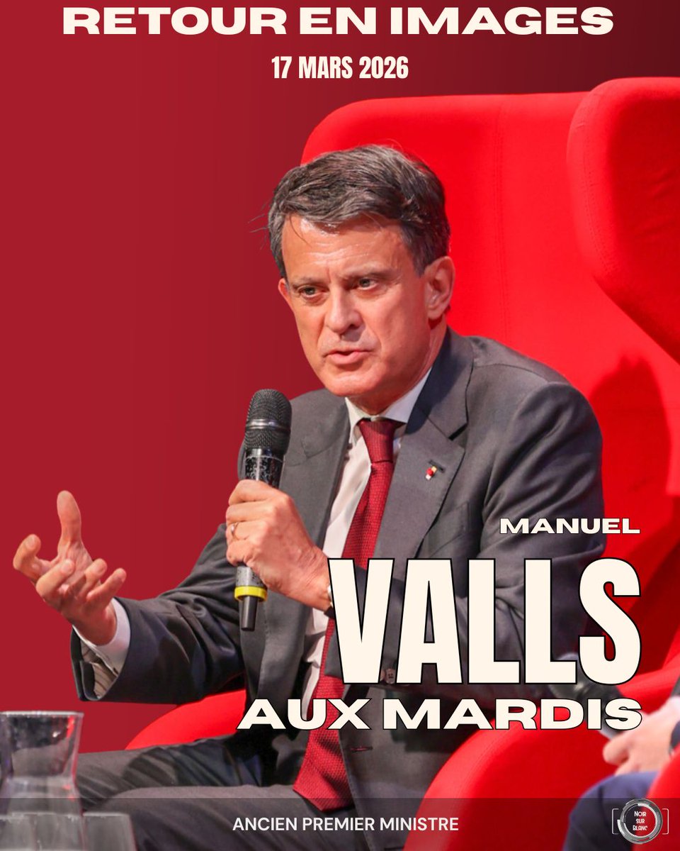 lesmardis's tweet photo. Le 17 mars 2026, @lesmardis ont eu le plaisir d’accueillir Manuel Valls, ancien Premier ministre français.

Le replay est disponible sur notre chaîne Youtube : https://t.co/4S42bo6J7j. https://t.co/r7e5Mbrgyv