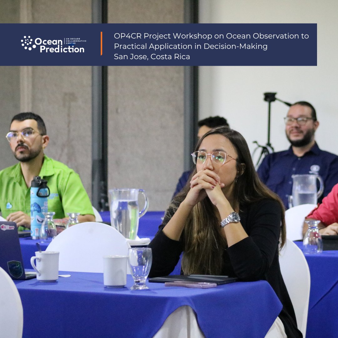 OceanPrediction's tweet image. Day Three in San Jose, Costa Rica for the OceanPrediction DCC team for a 3 day workshop on ocean observation to practical application in decision-making!

These workshops are implemented by @MercatorOcean  with the support of the European Union.

#oceanscience

@UNOceanDecade