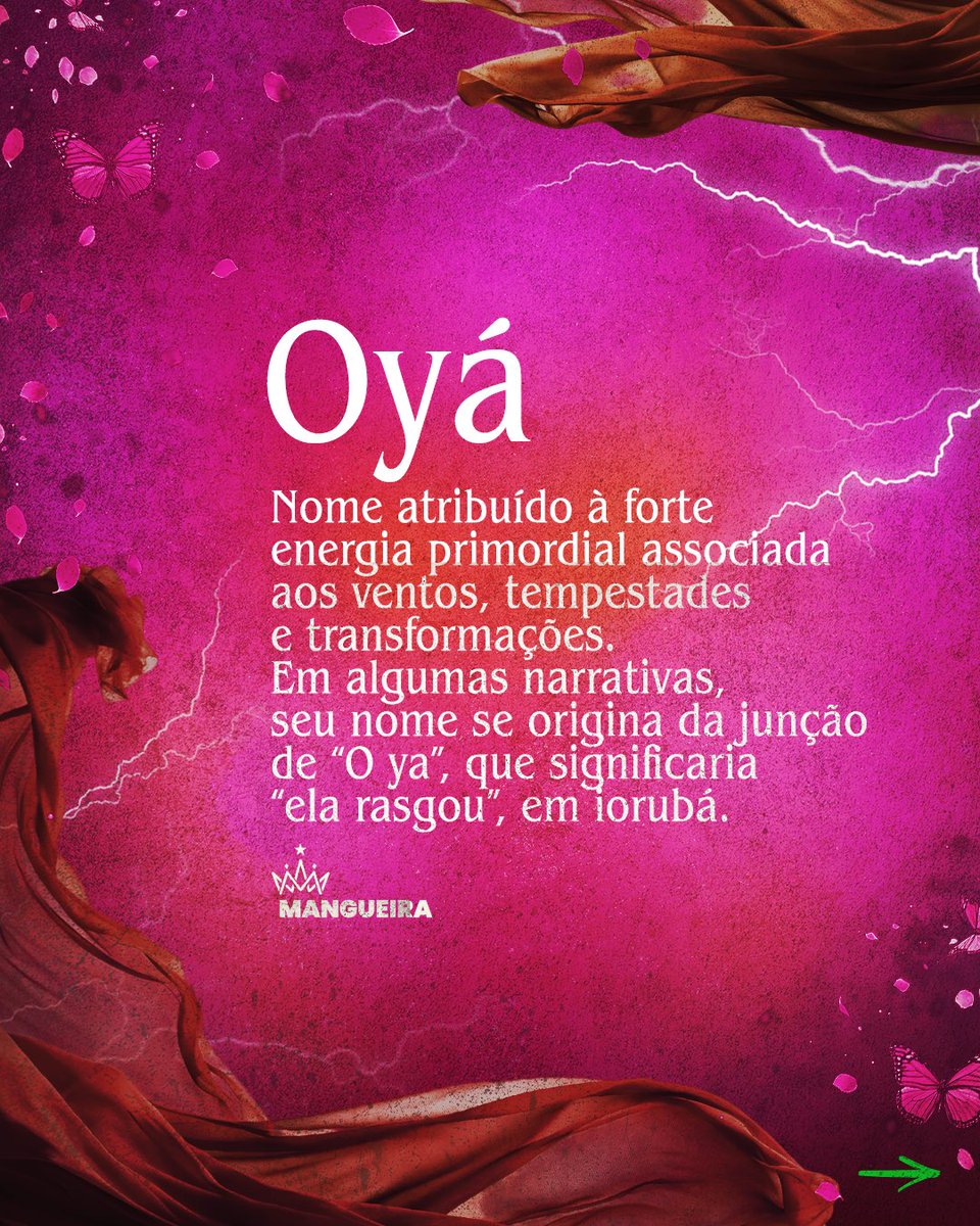 Estação Primeira de Mangueira ⚡️🌪️ tweet media