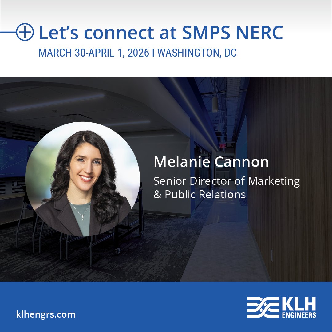 KLH_Engineers's tweet image. Attending the SMPS Northeast Regional Conference in Washington, DC? Keep an eye out for Melanie Cannon, senior director of marketing and public relations—she’d enjoy the opportunity to meet!

#SMPS #NERC