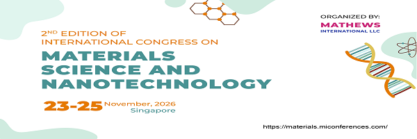MathewsConf's tweet photo. 🔬 @MNanoConference 2026 is is here!
📅 Nov 23–25, 2026
📍 Singapore &amp; Online

Join global experts in Materials Science &amp; Nanotechnology for keynotes, presentations &amp; discussions on latest innovations.

🔗 https://t.co/sOe8VHHFnY
#MNano2026 #Nanotechnology #MaterialsScience https://t.co/3kRlRYlYs3