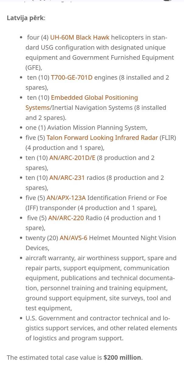 <a href="/GunaGavrilko/">Guna_Gavrilko</a> <a href="/AtlasDynamcs/">Atis Ozo</a> Vai šie arī ir meli? Vai varat nopublicēt iepirkuma paketi? Atšķirībā no LT mēs iepirkām helikopterus bez bruņojuma. Ieraksts no varabungām.