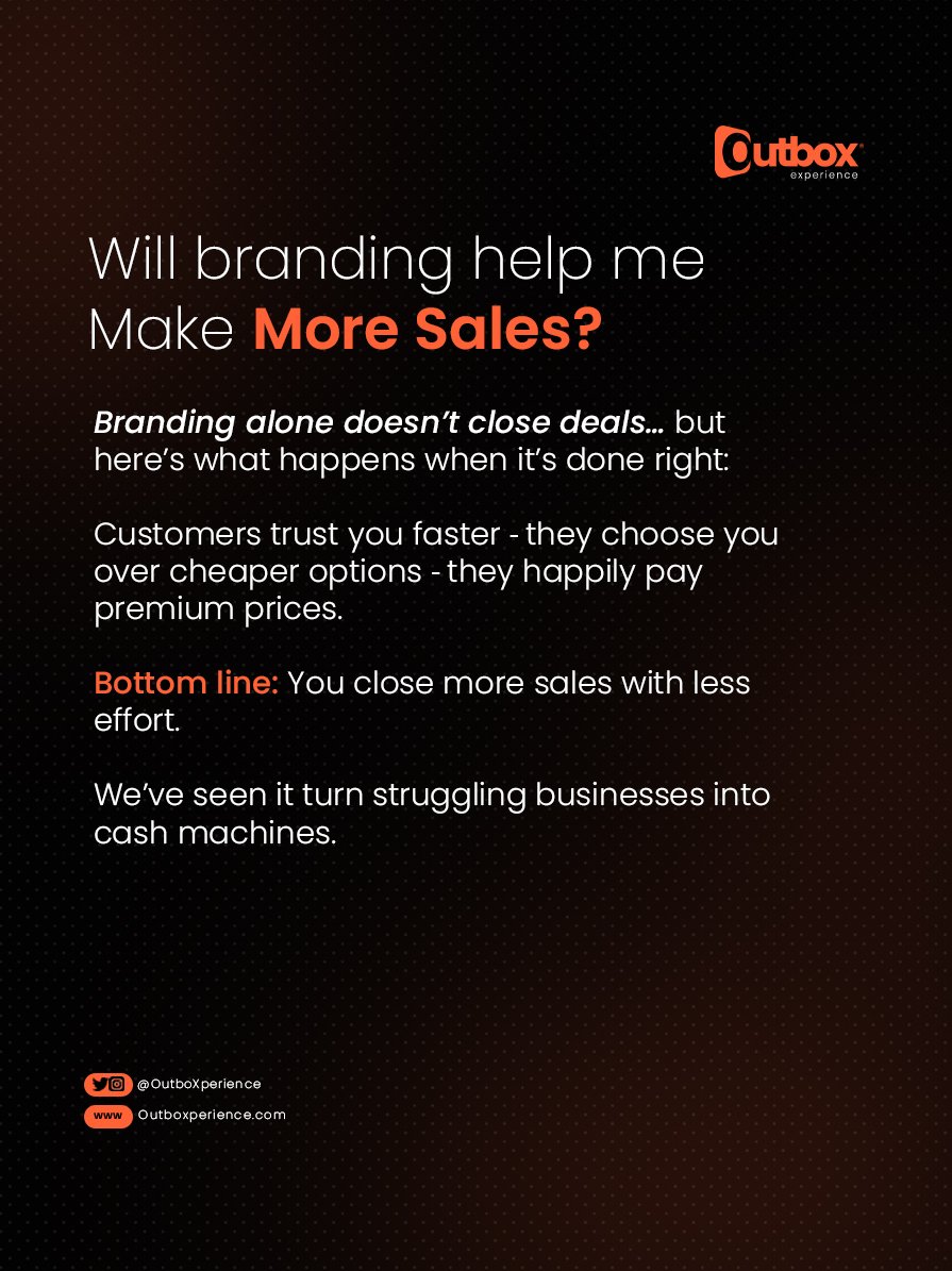OutboXperience's tweet photo. market is seeking? 🤔

Swipe to see some of the frequently asked questions we get from business owners and how we help them to achieve consistent long-term growth. 

Comment or DM us the word "Brand" and we will reach out to you! https://t.co/hljvANSPwQ