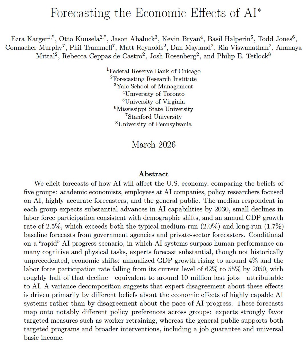 Forecasting Research Institute tweet media