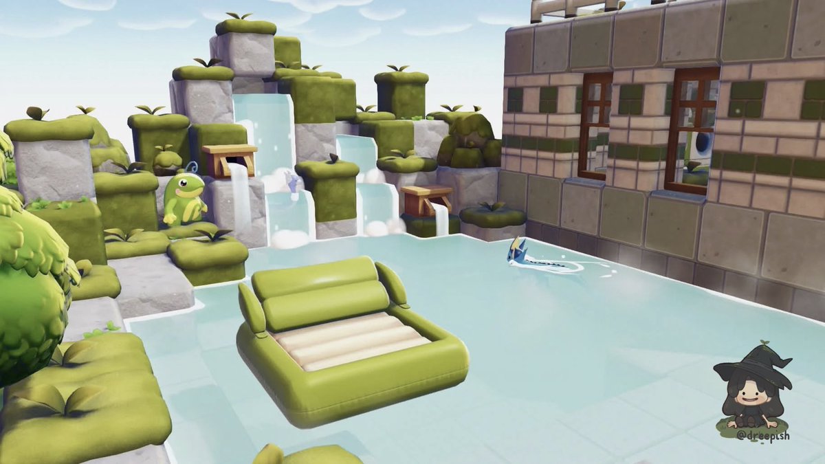 dreepish's tweet photo. making hot springs in pokopia is my favourite thing to make so far 🌱🥺 https://t.co/cBZe0liCAq