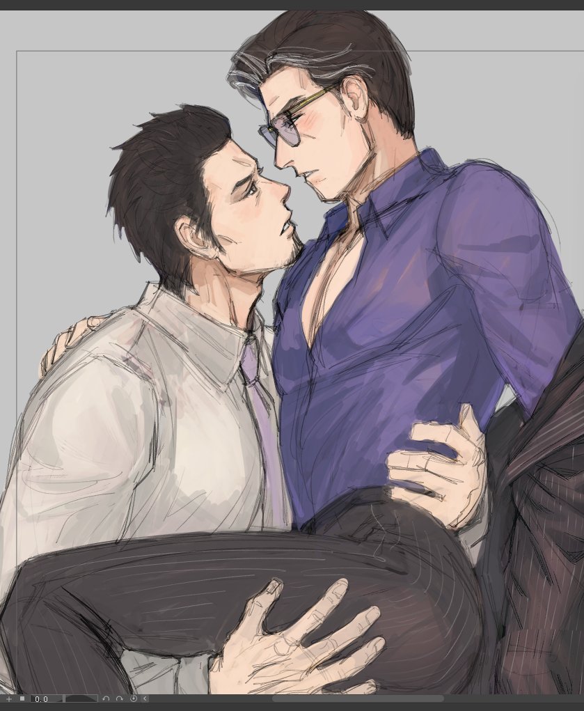 11月に描いた表紙描き直そうかなーーと悩んでスケッチ🤔