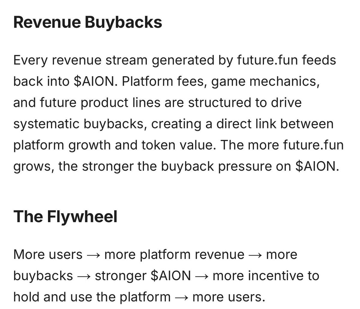 AION to $10 tweet media