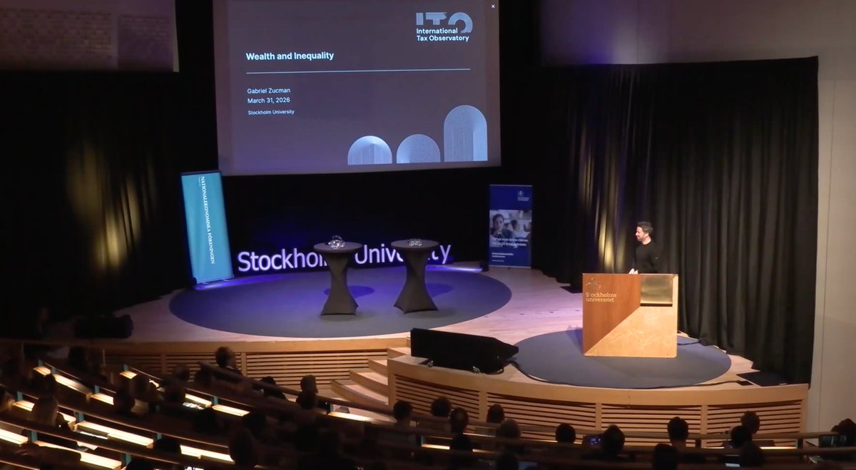 taxobservatory's tweet image. 🔴 Happening now! Welfare and Inequality in the Rich World: Trends and Causes

Join @gabriel_zucman as he discusses the latest issues regarding economic inequality in advanced economies, with a particular focus on #Sweden 🇸🇪

📺 Watch live ⤵️
su.se/enheter/nation…