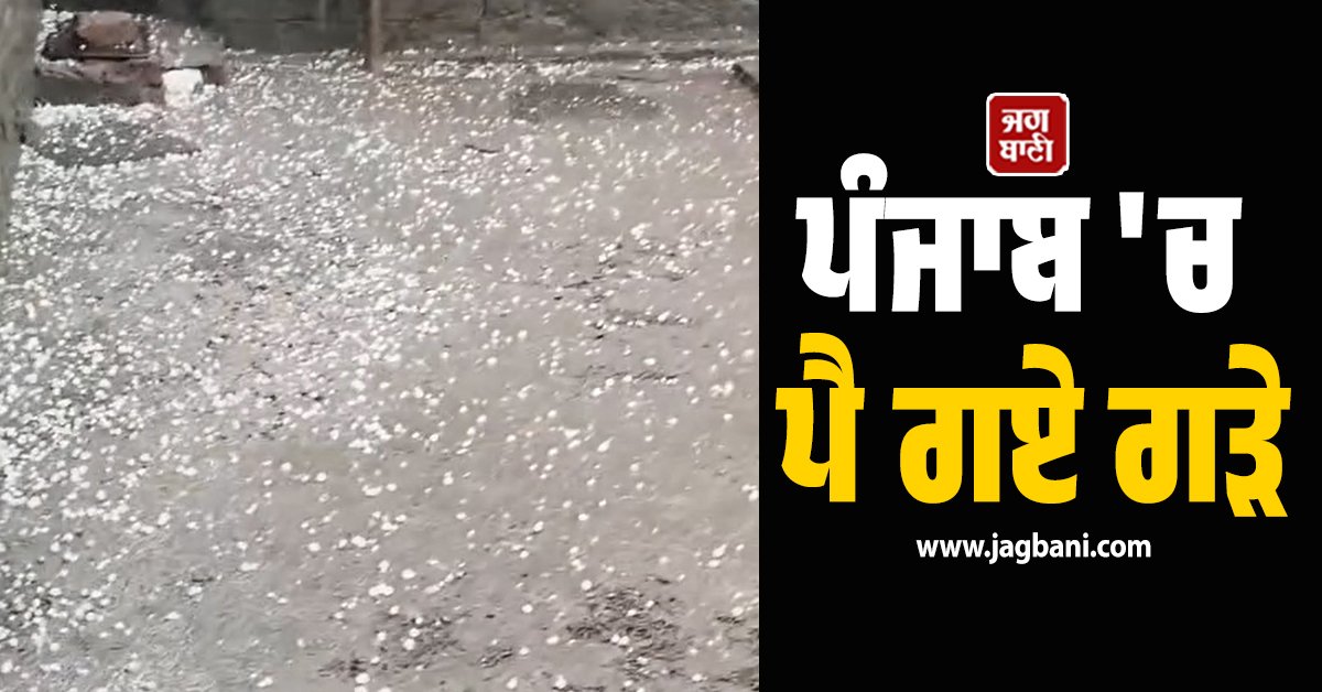 JagbaniOnline's tweet image. ਪੰਜਾਬ ਦੇ ਮੌਸਮ ਨੇ ਇਕ ਵਾਰ ਫ਼ਿਰ ਰੁਖ ਬਦਲਿਆ। ਅੱਜ ਸ਼ਾਮ ਨੂੰ ਫ਼ਾਜ਼ਿਲਕਾ ਵਿਚ ਗੜੇਮਾਰੀ ਹੋਈ ਹੈ। ਇਸੇ ਤਰ੍ਹਾਂ ਹੋਰ ਵੀ ਕਈ ਜ਼ਿਲ੍ਹਿਆਂ ਵਿਚ ਬੱਦਲ ਬਣੇ ਹੋਏ ਹਨ ਤੇ ਮੀਂਹ ਪੈਣ ਦੇ ਅਸਾਰ ਹਨ। 
#PunjabWeather #PunjabWeatherUpdate #Rain