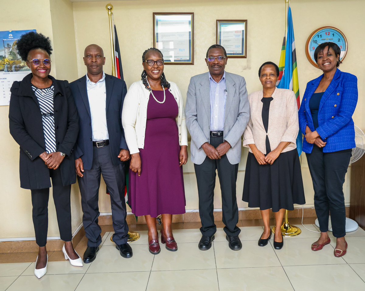 Today, the Principal Secretary for Trade Regina Ombam hosted the Director of the Tegemeo Institute of Agricultural Policy and Development, Egerton University Professor Gideon Obare during a courtesy call aimed at strengthening collaboration on agricultural trade policy.

The