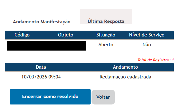 ericmusashi's tweet photo. @correiosBR Dia 10/03 fez 2 meses que enviei uma encomenda. Abri uma reclamação no site. Isso foi 21 dias atrás e ninguém respondeu à reclamação. Liguei uma vez e falei no chat duas vezes, e vocês não respondem. Hoje disseram que estão sem sistema e devo tentar depois. E agora? https://t.co/OI4iRYNKlm