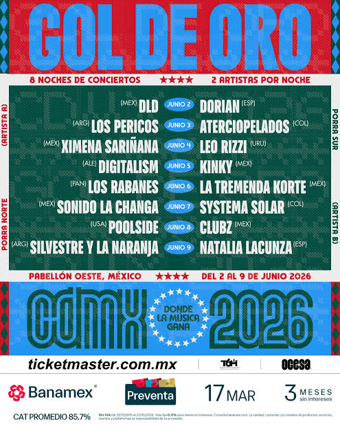 Este es el que dices tu Gerentool pero este es de ocesa en el pabellón este. No es el del zocalo

#KornoBendecido