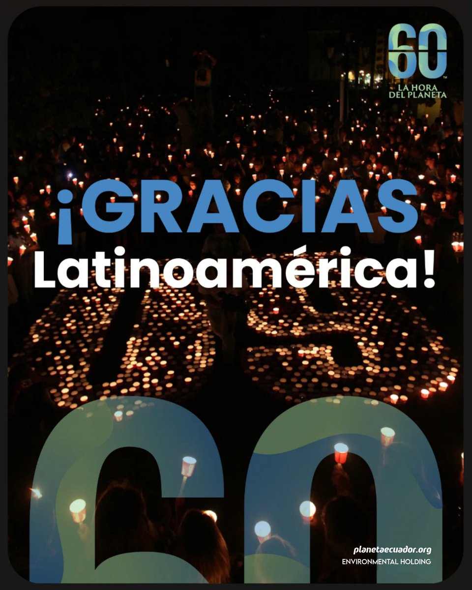planetaecuador_'s tweet photo. Gracias, América Latina 🌎

Hoy demostramos que cuando una región se une, el impacto trasciende fronteras.

Millones de personas, ciudades enteras… un mismo propósito: cuidar nuestro hogar.

Juntos, somos el verdadero cambio!

#PlanetaEcuador 🌿
#EnvironmentalHolding https://t.co/uxJ9VV4lYk