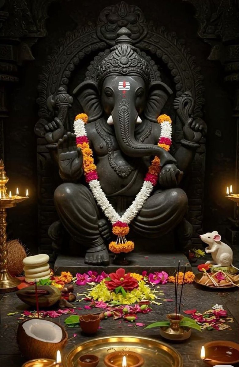 एकदन्तं शूर्पकर्णं गजवक्त्रं चतुर्भुजम्।
पाशांकुशधरं देवं ध्यायेत् सिद्धिविनायकम्॥
जय श्री गणेश🌼🌻🔥
🌺🦞🏵️मंगलमय सुप्रभात