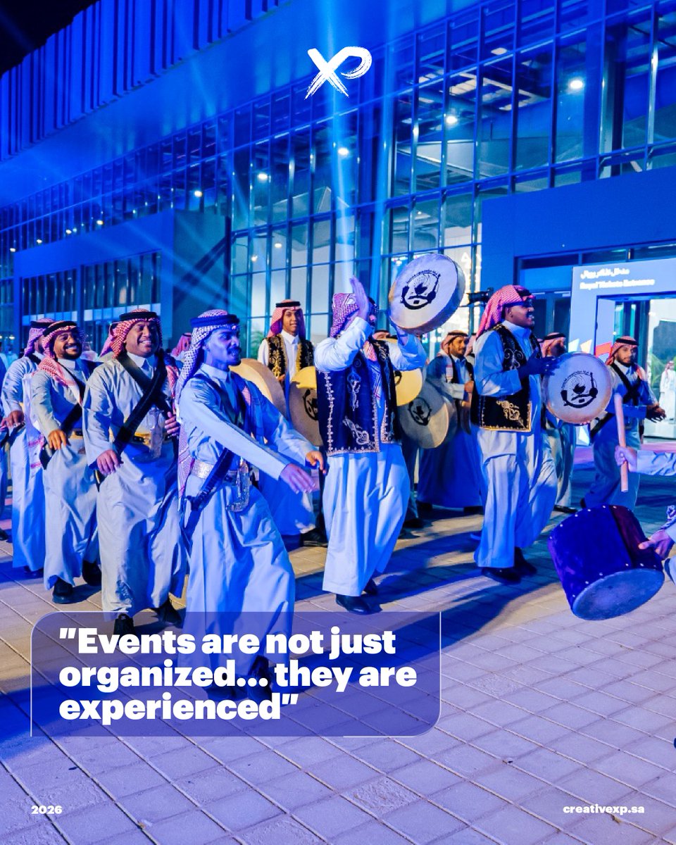 CreativeXP_sa's tweet image. Beyond events… it’s an experience that stays with you 

#xp #eventexperience #فعاليات #تجارب #creative #saudievents