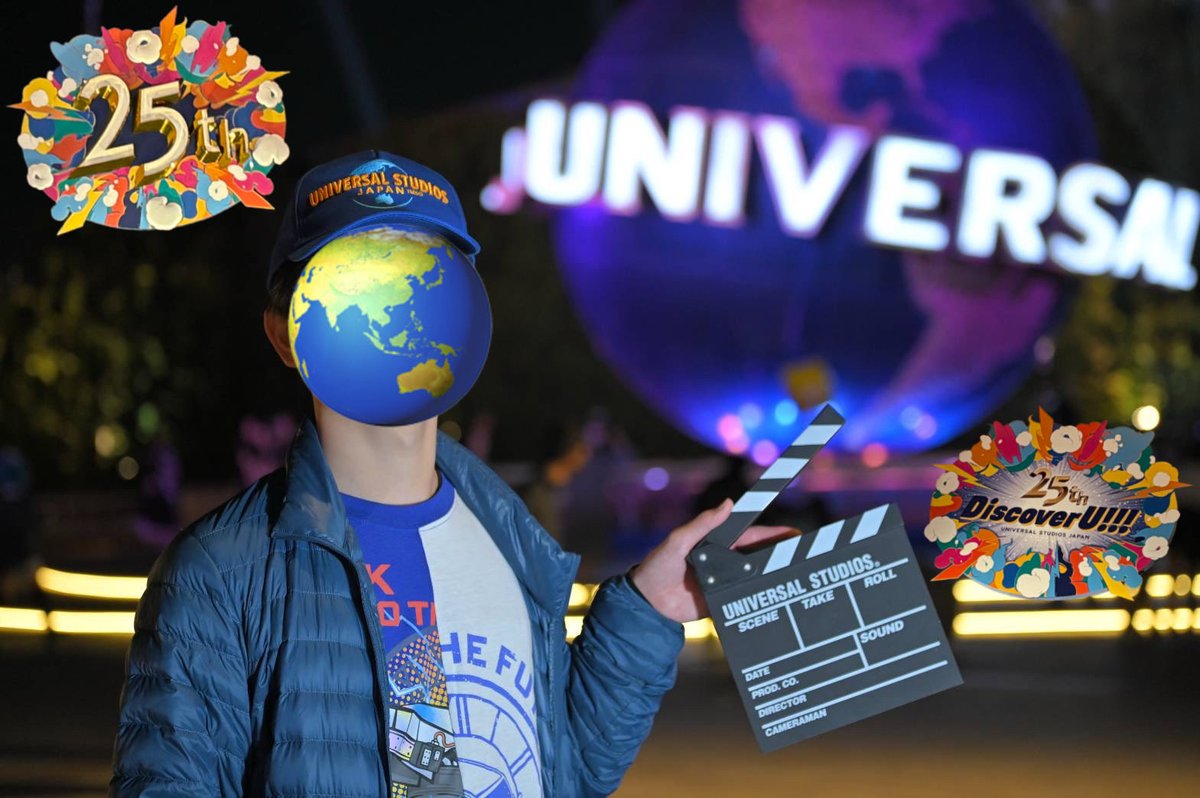 sugimaru0922's tweet photo. Univesal Studios Japan 25th Anniversary!!! #USJファン https://t.co/Bydae2grdf