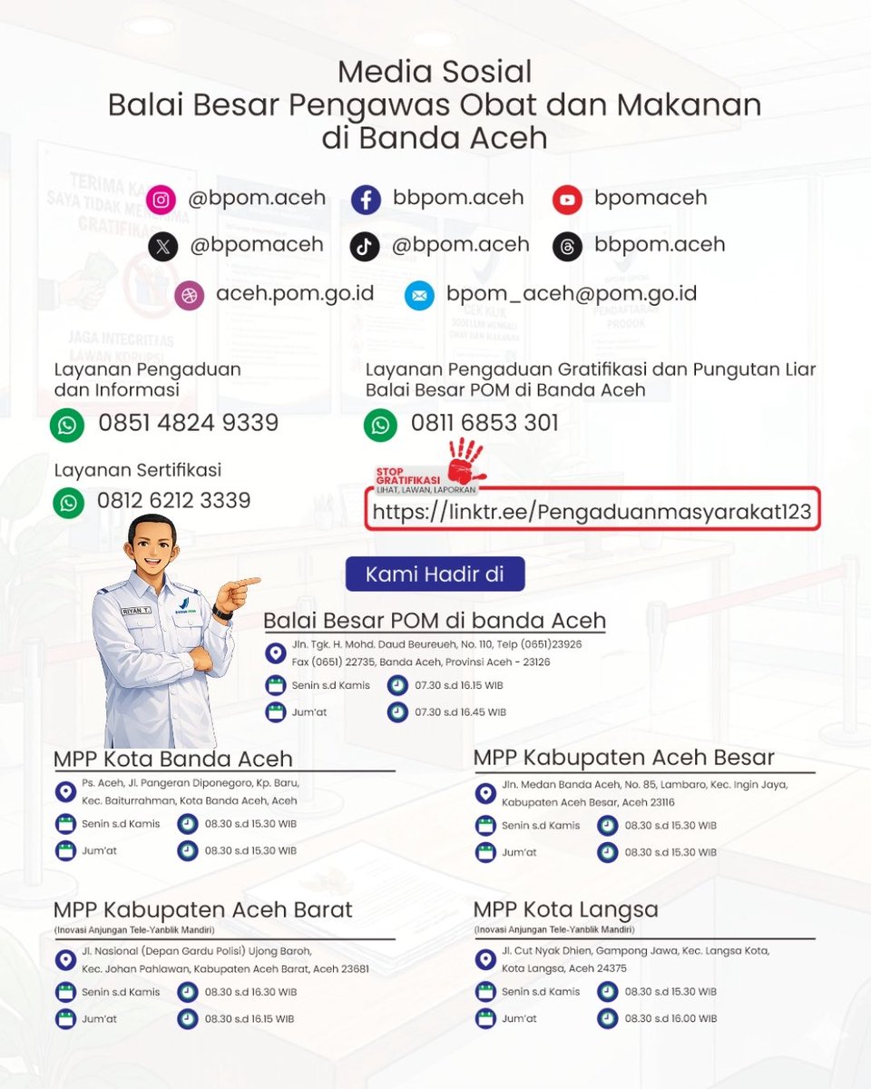 Balai Besar POM di Banda Aceh tweet media