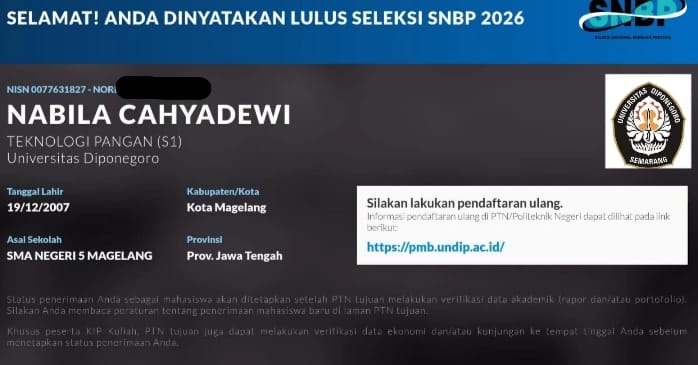 nabila cahya as camaba undips 2026 tweet media