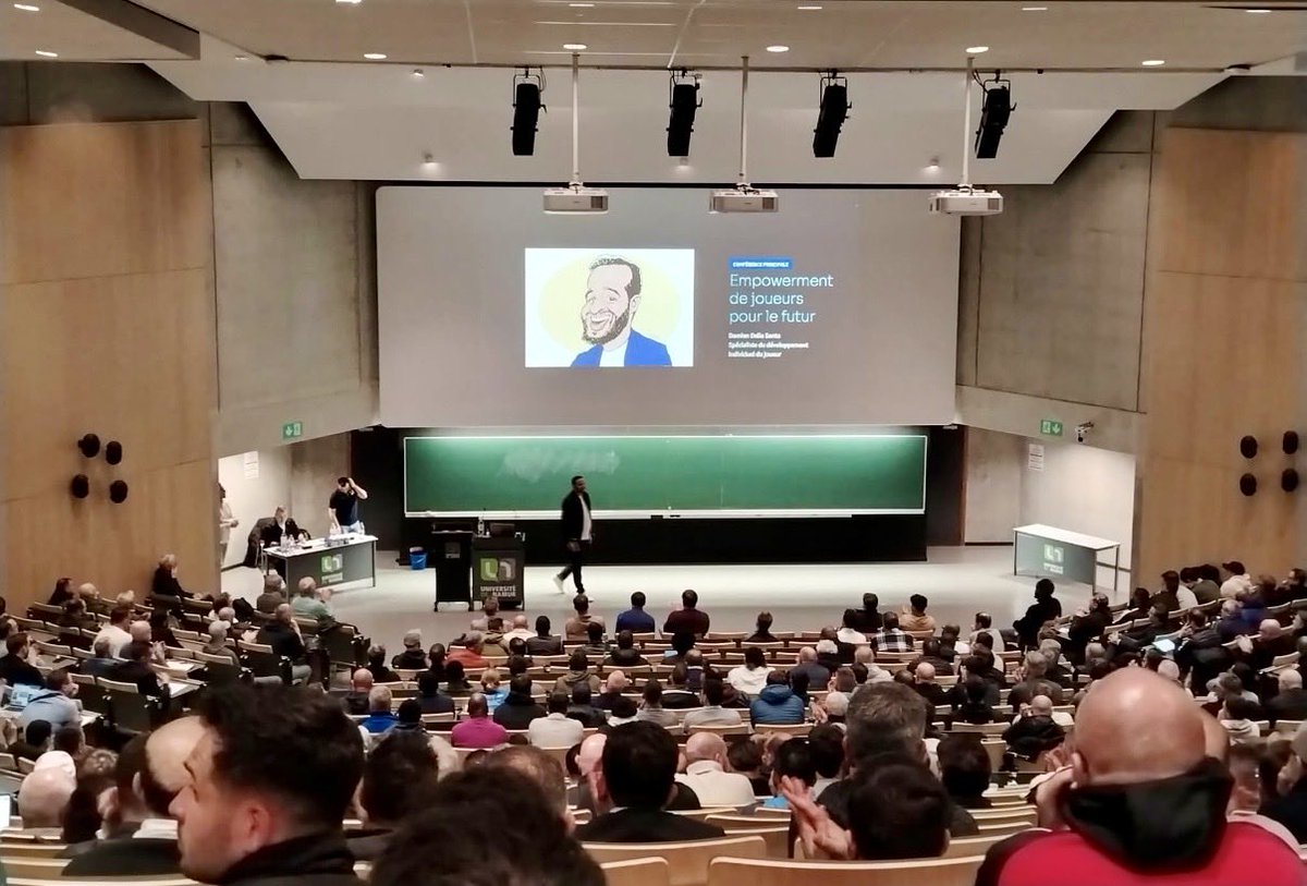 ddellasanta's tweet image. Merci à la @ceff_be pour son invitation, et aux 700 entraineurs présents pour assister à ma présentation sur le développement individuel sous le prisme de l’empowerment…
#Partage