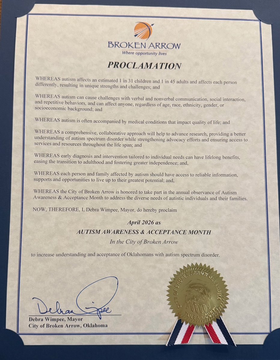 Autism Foundation of Oklahoma tweet media
