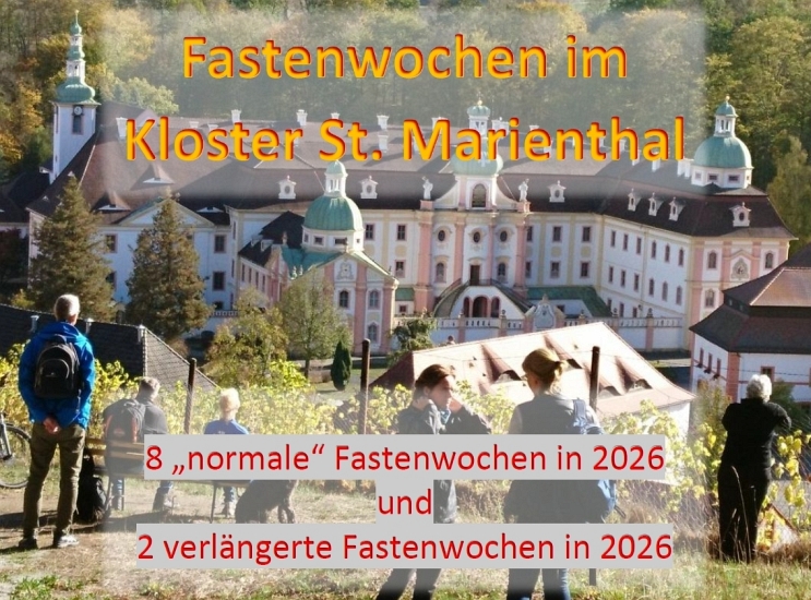 KlosterStMarien's tweet image. VORSCHAU:
Kurs "Fastenwoche" bei uns im #Kloster St. #Marienthal
Samstag, 02.05. - Samstag, 09.05.2026
Das #Fasten in klösterlicher Atmosphäre bietet Ihnen Besinnung und Orientierung sowie nachhaltige Stärke in geistiger Regsamkeit und Klarheit.
Link: &amp;gt;&amp;gt;&amp;gt; kloster-marienthal.de/events-1/faste…