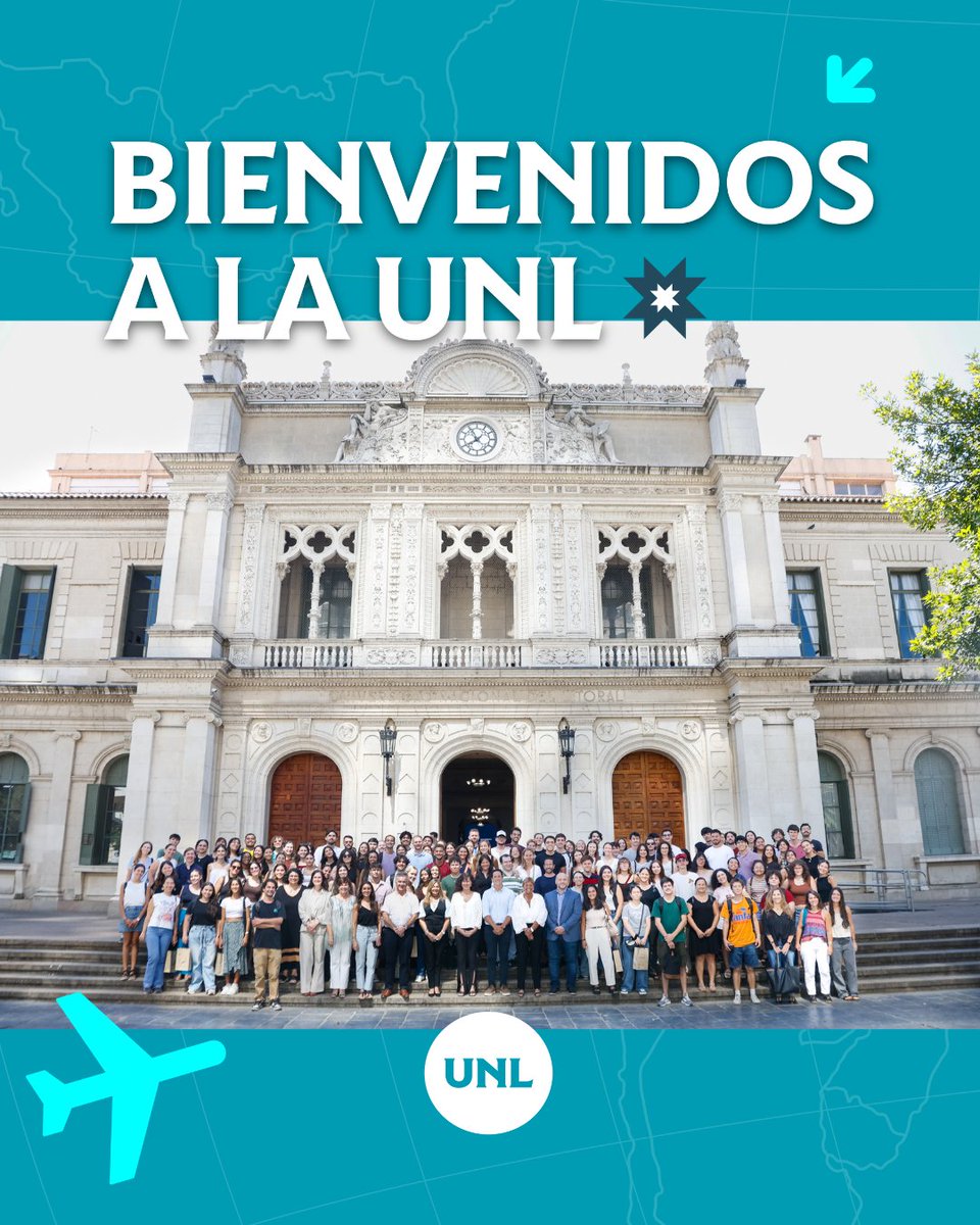 InterUNL's tweet photo. Del mundo a la #UNLitoral 🌐🏛️🇦🇷
La rectora de la @UNLitoral Laura Tarabella junto a la directora de Internacionalización Marta Paris, dieron la bienvenida a 62 intercambistas de 42 instituciones 🇩🇪🇧🇷🇨🇴🇪🇸🇫🇮🇫🇷🇮🇹🇲🇽🇵🇾🇺🇾
Nota completa en https://t.co/WljeUOOvyn https://t.co/FA9UlPcykl