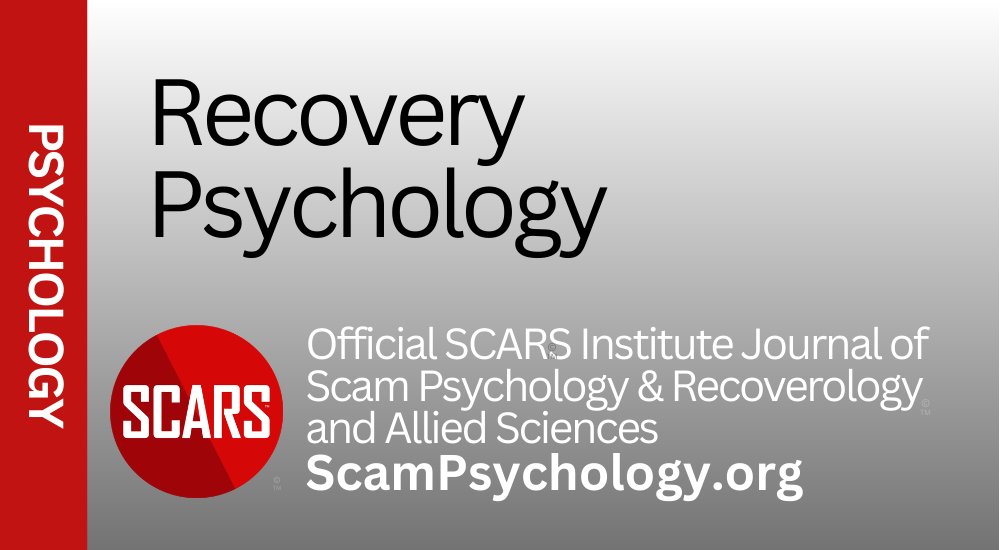 RomanceScamsNow's tweet image. Anti-Memetic Effects and Challenges Recent Traumatized Scam Victims Face

When Truth Does Not Stick: Anti-Memetic Effects in Scam Victim Recovery

scampsychology.org/anti-memetic-e…

#SCARSinstitute #SCARS #SCARSeducation #SCARScommunity #Recoverology #Antimeme #CognitiveDissonance