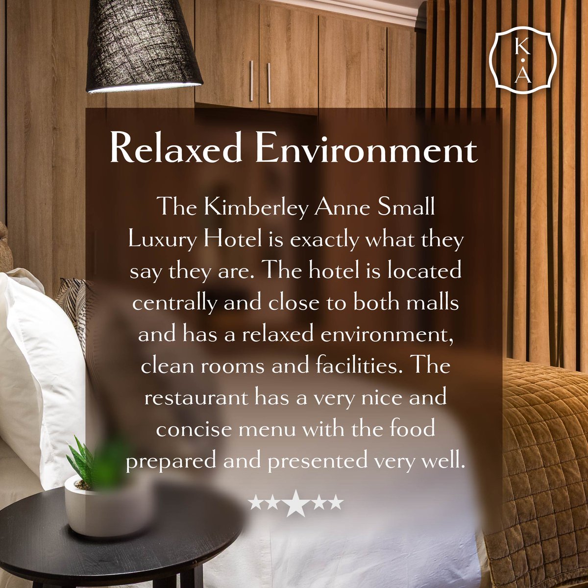 RelaxFeastDream's tweet photo. Thank you for the wonderful feedback and for choosing Kimberley Anne.

#GuestReview #KimberleyAnne https://t.co/8UUOaUC8Xl