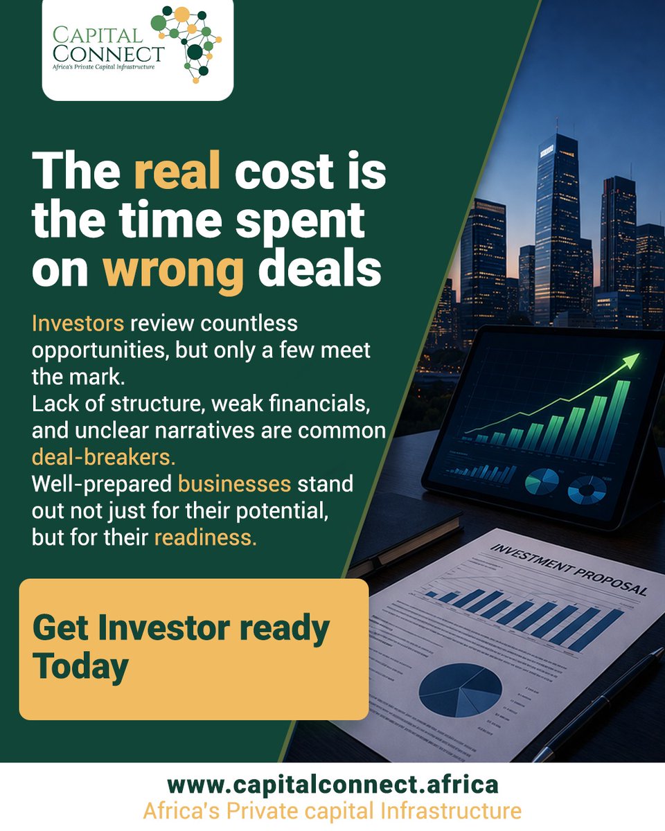 Most investment opportunities don’t fall through because the idea isn’t good they fall through because the fundamentals aren’t clear.
Investors are looking for structure, clarity and readiness. From your financials to your story, every detail matters when it comes to standing out