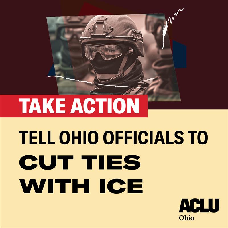 acluohio's tweet image. TAKE ACTION: Stop the rapid expansion of ICE in Ohio.  

We urge all Ohio entities that have at least 1 type of active immigration related contract with ICE and/or the U.S. Marshals Services to rescind all current engagements.

➡️action.aclu.org/send-message/t…