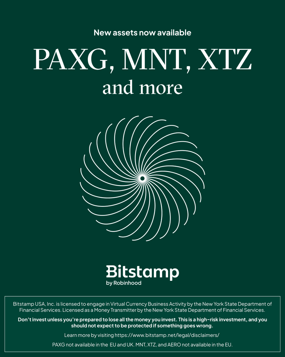 Bitstamp by Robinhood tweet media