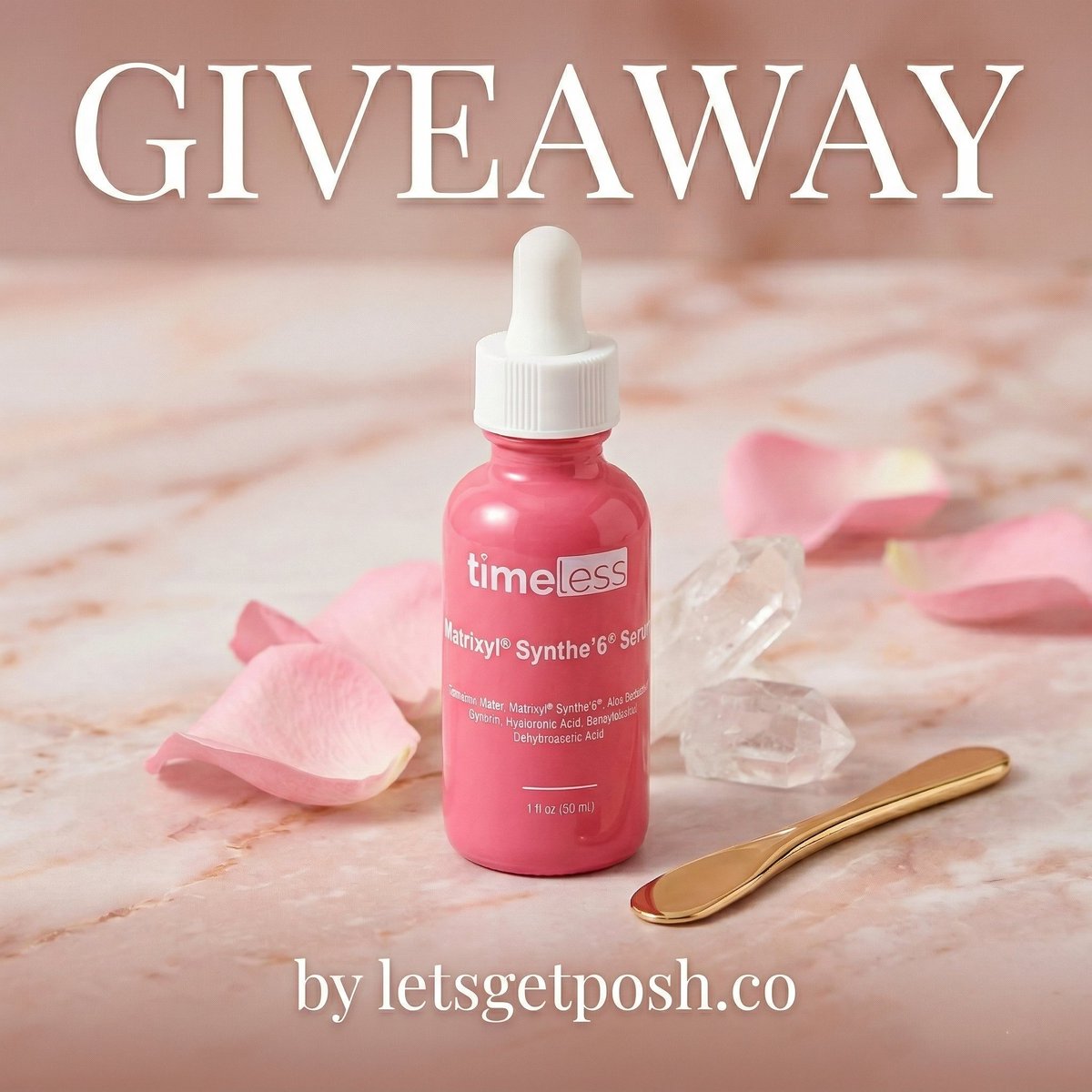 Be the first to
💗🧬✨ WIN TIMELESS MATRIXYL SYNTHÉ’6 SERUM ✨🧬💗

Say hello to smoother firmer glowier skin 💕 This peptide powered serum blends science and glow to help your skin look visibly youthful hydrated and refreshed 💫

We are giving one lucky Poshie the Timeless
