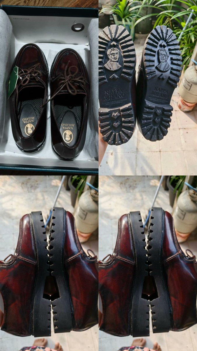 minililaj's tweet photo. wts nappa milano pam laces maroon uk 36, gapernah dipake karena kekecilan, 400 aja, nego dm https://t.co/m2R34CgQ2k