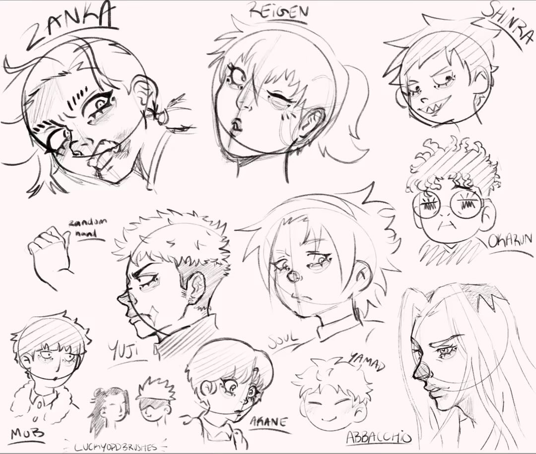luckyoddbrushes's tweet photo. Totally forgot to post this 😭
#gachiakuta #mp100 #souleater #jjba #jjk #akane #dandadan https://t.co/dqNsVVgYwT