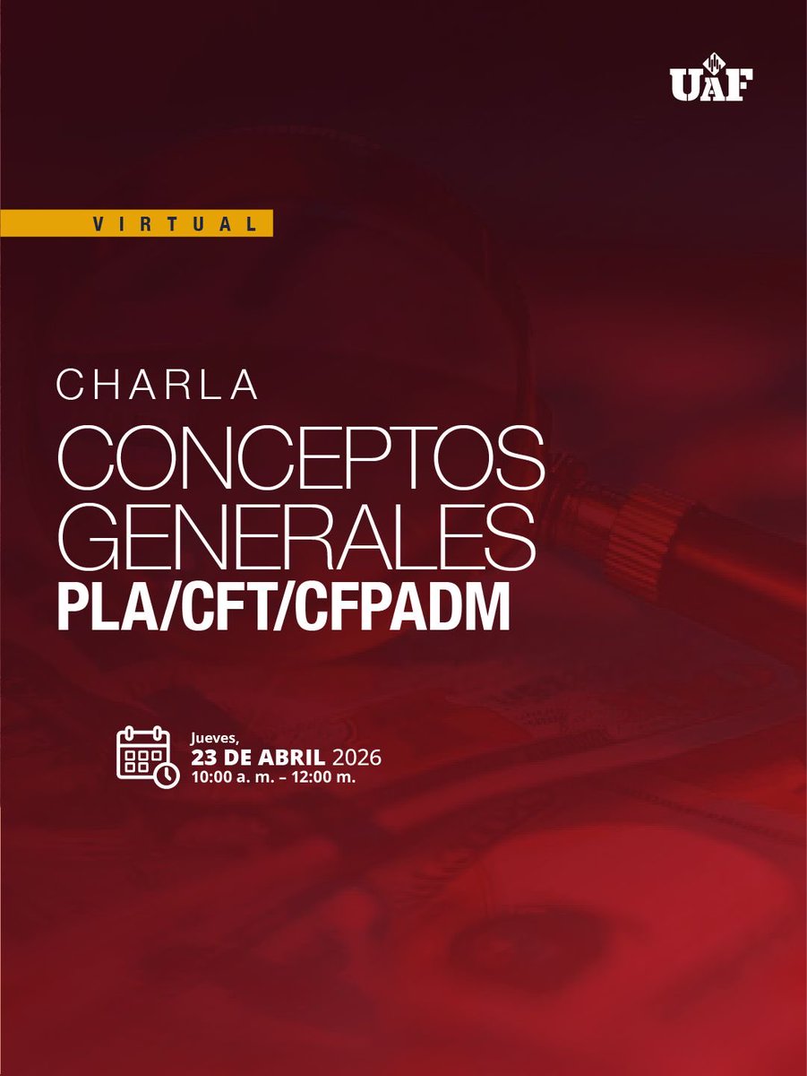 Unidad de Análisis Financiero UAF_RD tweet media