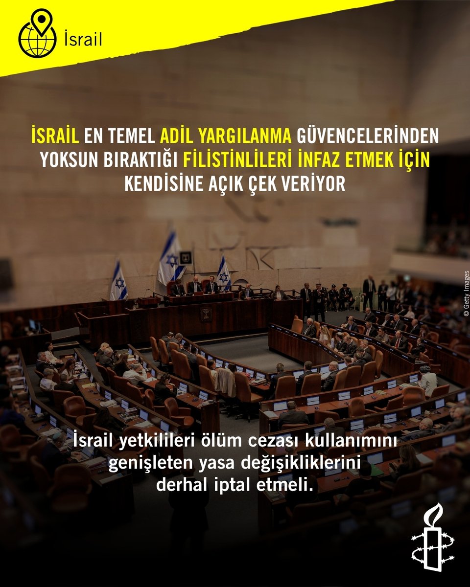 Önceki taslaklarda yapılan birkaç değişikliğe rağmen bu yasa uyarınca verilen tüm ölüm cezaları yaşam hakkının ihlali olacak ve İşgal Altındaki Filistin Toprağı’ndan Filistinliler hakkında verildiğinde aynı zamanda savaş suçu da teşkil edebilecek.

Uluslararası toplum, İsrail