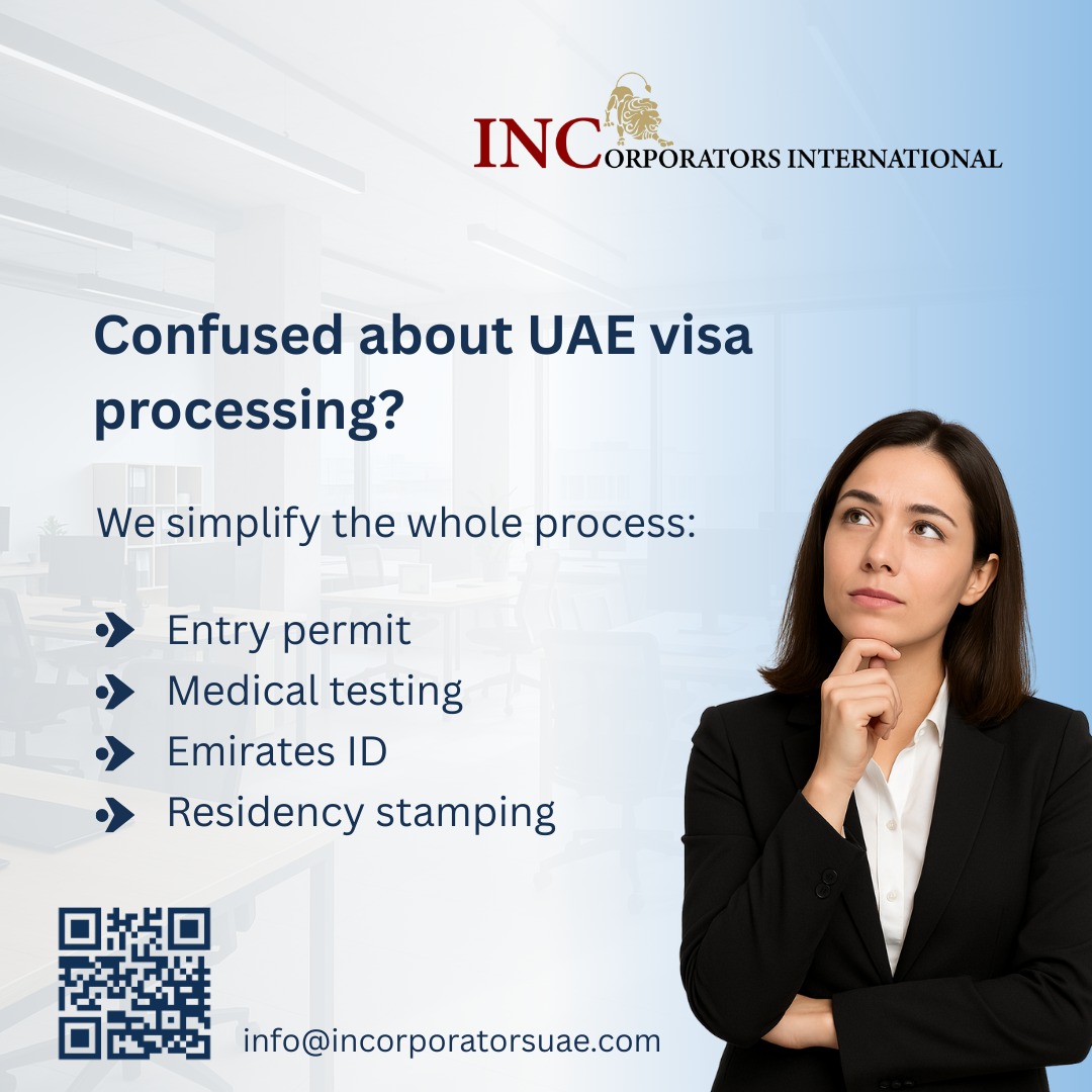 IncorporatorsAE's tweet photo. Visa process stressing you out? We handle every step so you don’t have to! https://t.co/xxBma9UyLE