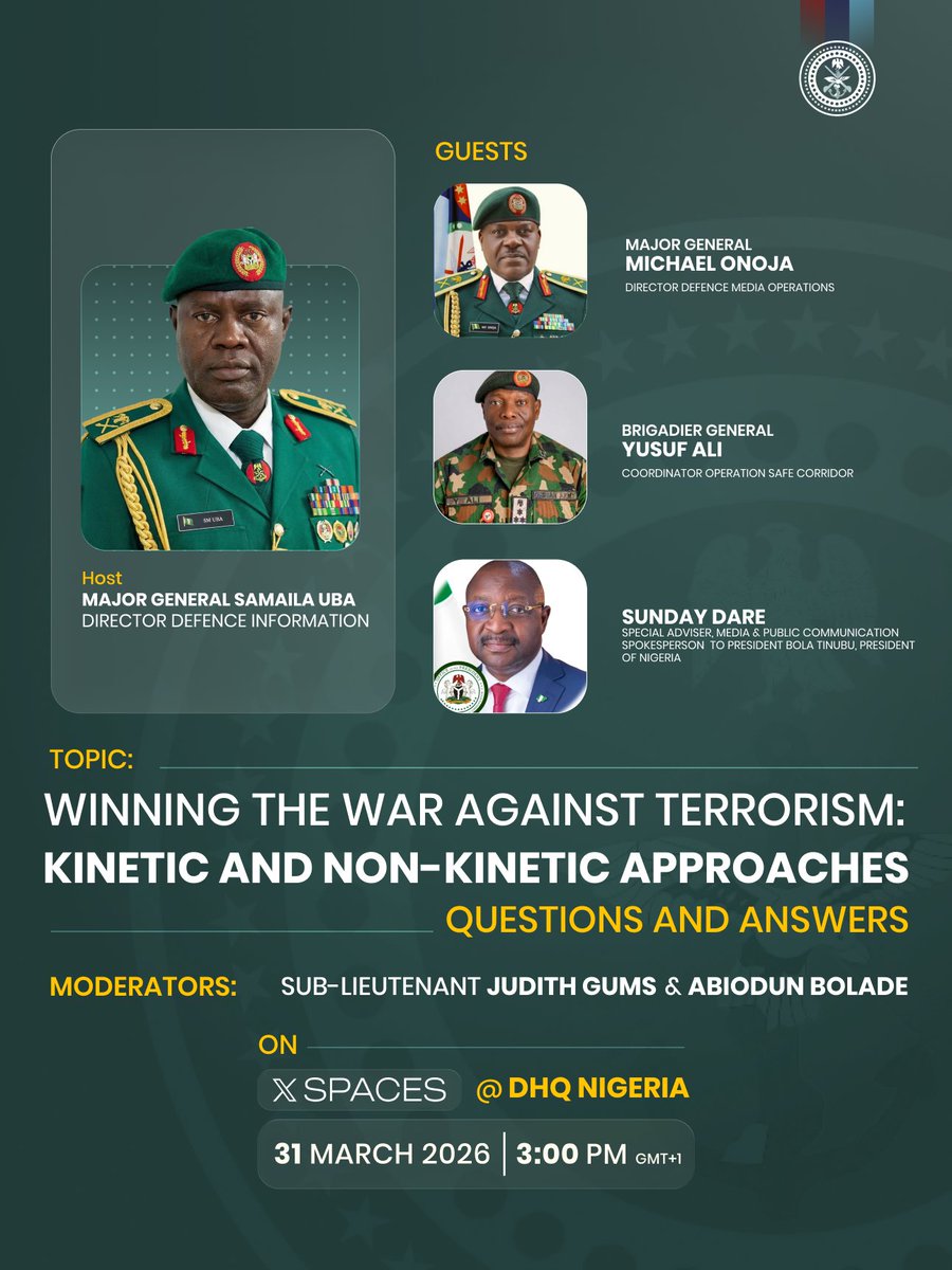 DEFENCE HQ NIGERIA tweet media