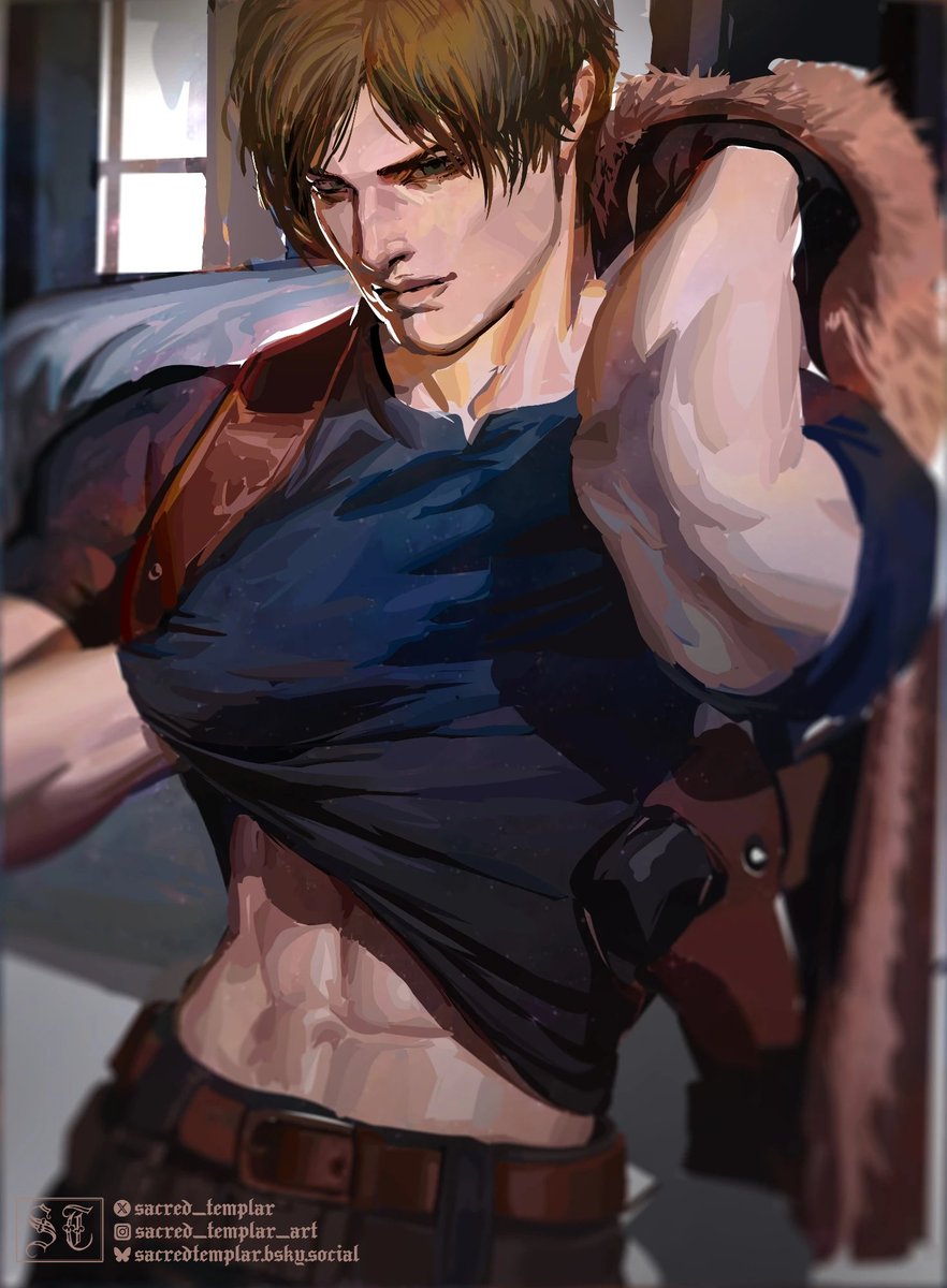 My fav game is resident evil 4, so in honor to the new RE9 I wanted to draw something so here I made a quick something ;D 

#leon #residentevil #fanart #sexydrawing #digitalart