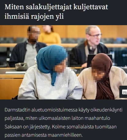 DEuutiset's tweet photo. Mielenkiintoinen ja pitkä juttu kansalaisuuden saaneista somaleista, jotka uittivat klaaninsa jäseniä Saksaan Kreikan lomasaarien kautta
Samalla ihmissalakuljetuksesta laajemminkin. Mitättömät rangaistukset
#somalit #haittamaahanmuutto #ihmissalakuljetus
https://t.co/QfjddhwFHI https://t.co/DyLmUHcU80