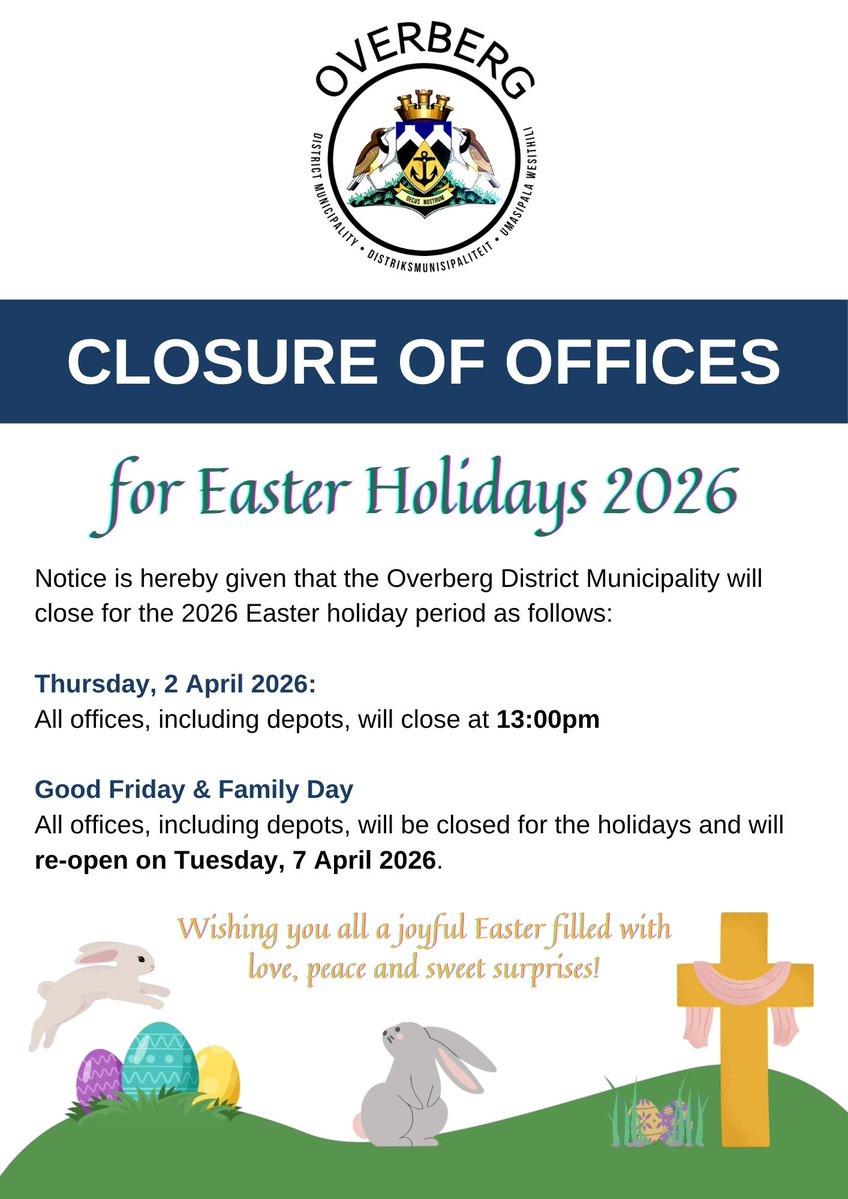 Overberg District Municipality tweet media