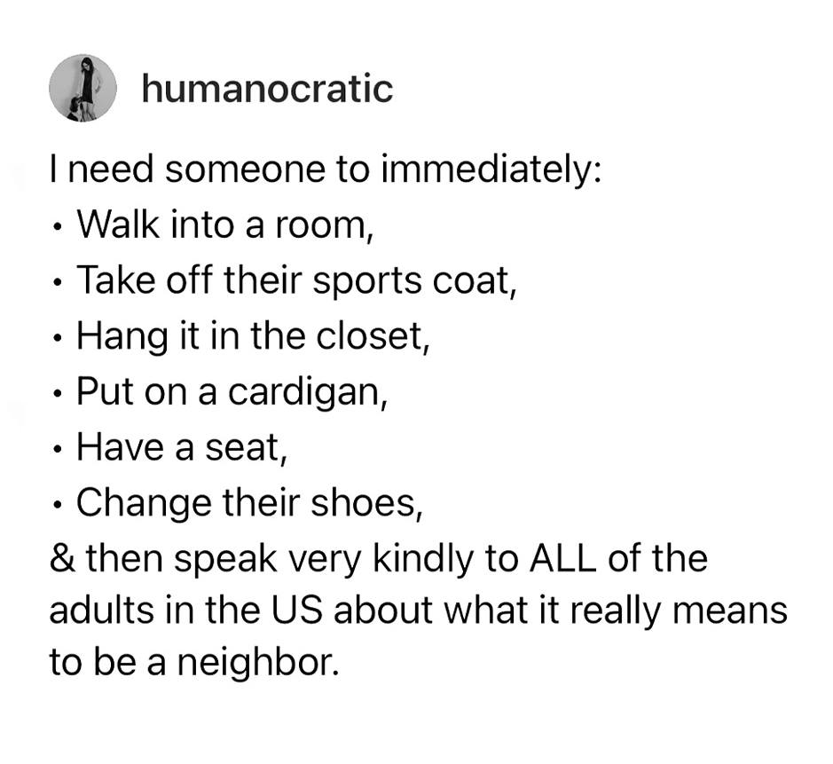 ccannonauthor's tweet image. #MrRogers #tuesdaythought #neighbors