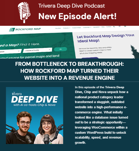 TeamTrivera's tweet photo. From Bottleneck to Breakthrough: How a Market Leader Turned Their Website Into a Revenue Engine | Trivera AI Deep Dive - https://t.co/ao09w6qK6p https://t.co/xlsg2ydTC1
