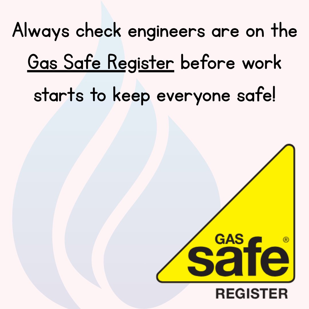 KymAllanHSC's tweet photo. ⚠️ but have you checked?

The HSE have prosecuted 3 individuals for issuing false certificates. Tradespeople may display the logo on their van, clothing, or paperwork, but it’s essential to verify them on the official register.

Gas Safe register: https://t.co/ArfjTDGhE3 https://t.co/rJt9VsrC17