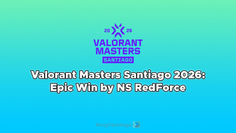 Korean team Nongshim RedForce won Valorant Masters Santiago 2026 unbeaten. See how the tournament unfolded from Swiss Stage to Grand Final.
Read more: pinoytechsaga.blogspot.com/2026/03/valora…
#Valorant #ValorantMastersSantiago #ValorantMasters #ValorantEsports #NongshimRedForce #NSRedForce