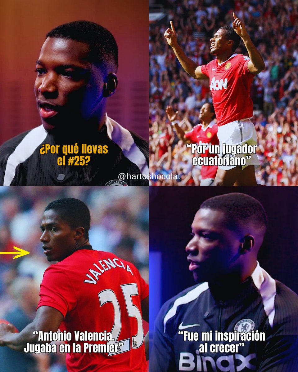 ¡LA INSPIRACIÓN PARA MOISÉS CAICEDO! ¿Por qué usa el número 25? Esto dijo Moi sobre Antonio Valencia 🇪🇨❤️