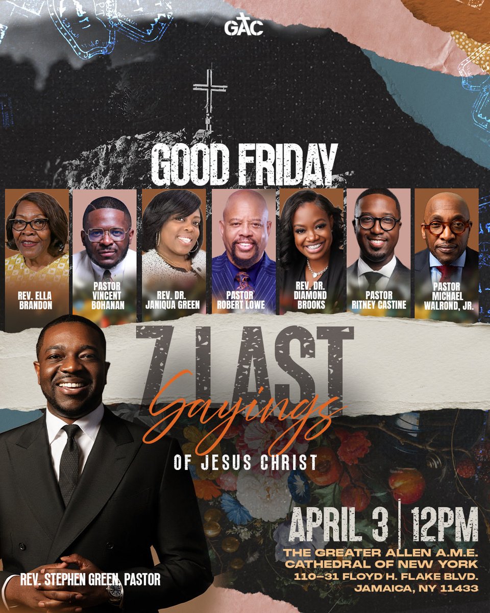 This is more than a week…it’s the story that changed everything. ✝️

From Women at the Cross
to Maundy Thursday
to Good Friday’s 7 Last Sayings

We invite you into a sacred journey of reflection, faith, and power.
Our salvation story 🙏🏾

See you soon! 

#Gacnation #HolyWeek