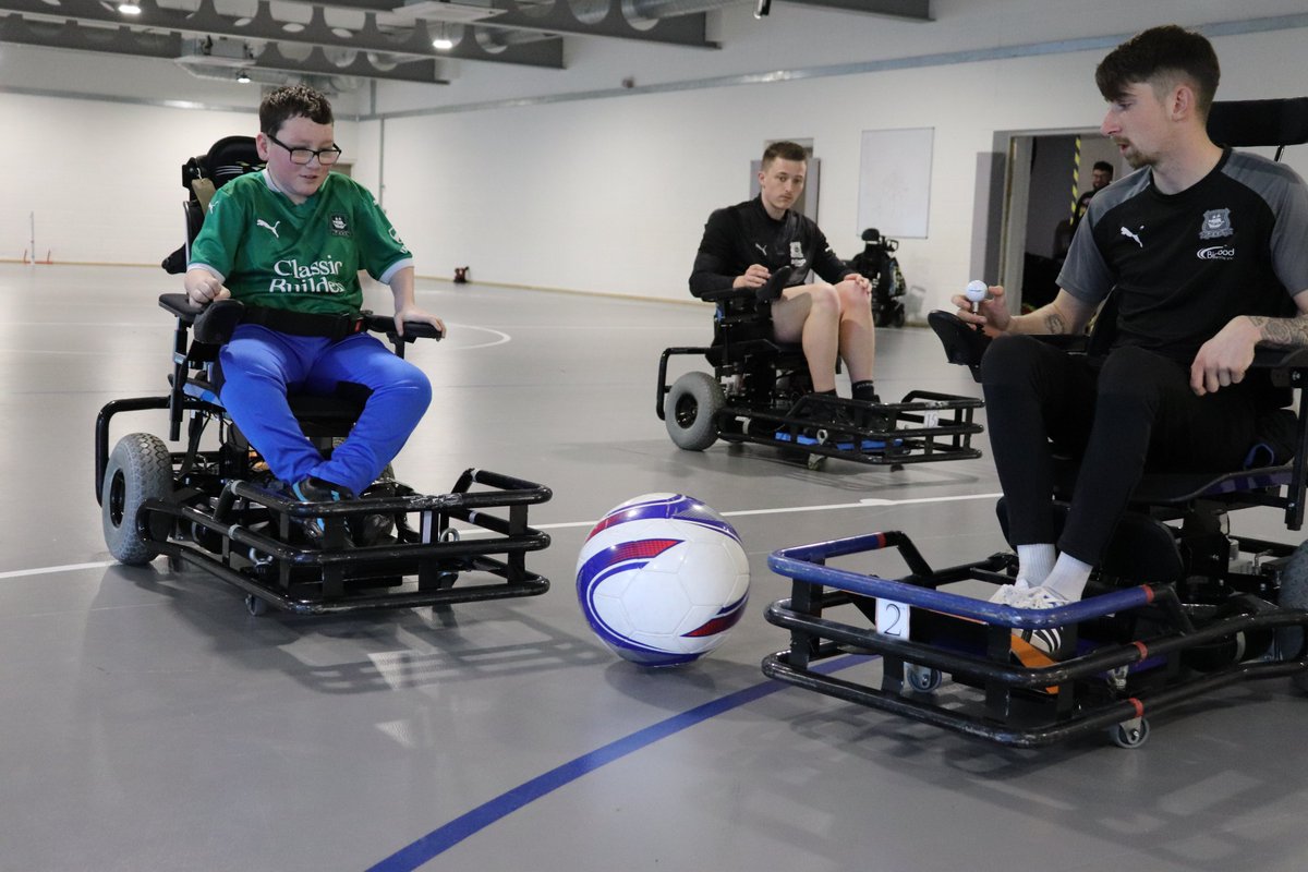 TheHubFoulston's tweet photo. Powerchair Football Saturday, 4 April, 12pm -2pm, open to all ages⚽An inclusive programme for people who use electric wheelchairs. 
Find out more or book your place today: https://t.co/VBJY7I3v3T

#PowerchairFootball #DisabilitySports #CommunityHub #FootballForAll https://t.co/YwgyMtv8fg