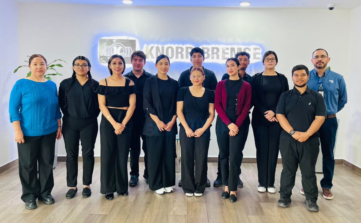 Bendix_CVS's tweet photo. We were proud to welcome Quality Administration students from Universidad Vizcaya to our Acuña site! During their visit, students toured our plant, learned about our processes, and heard about the critical role quality plays in industrial operations. #LifeAtBendix #WeMoveTogether https://t.co/CZTVdmZr13
